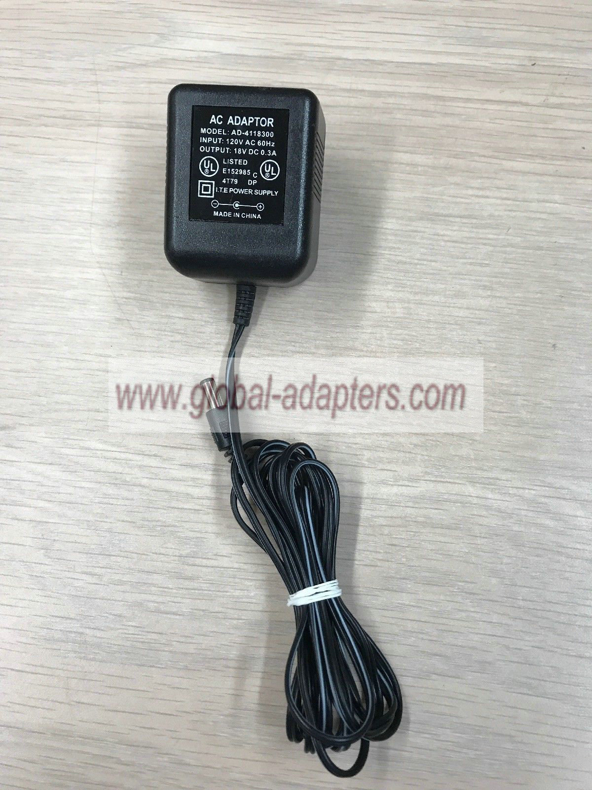 New I.T.E AC/DC 18V 0.3A Adapter Power Supply Charger New I.T.E AC/DC 18V 0.3A Adapter Power Supply Charger